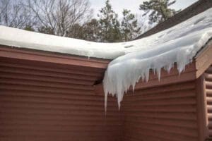 winter roof problems, winter roof damage in Norfolk